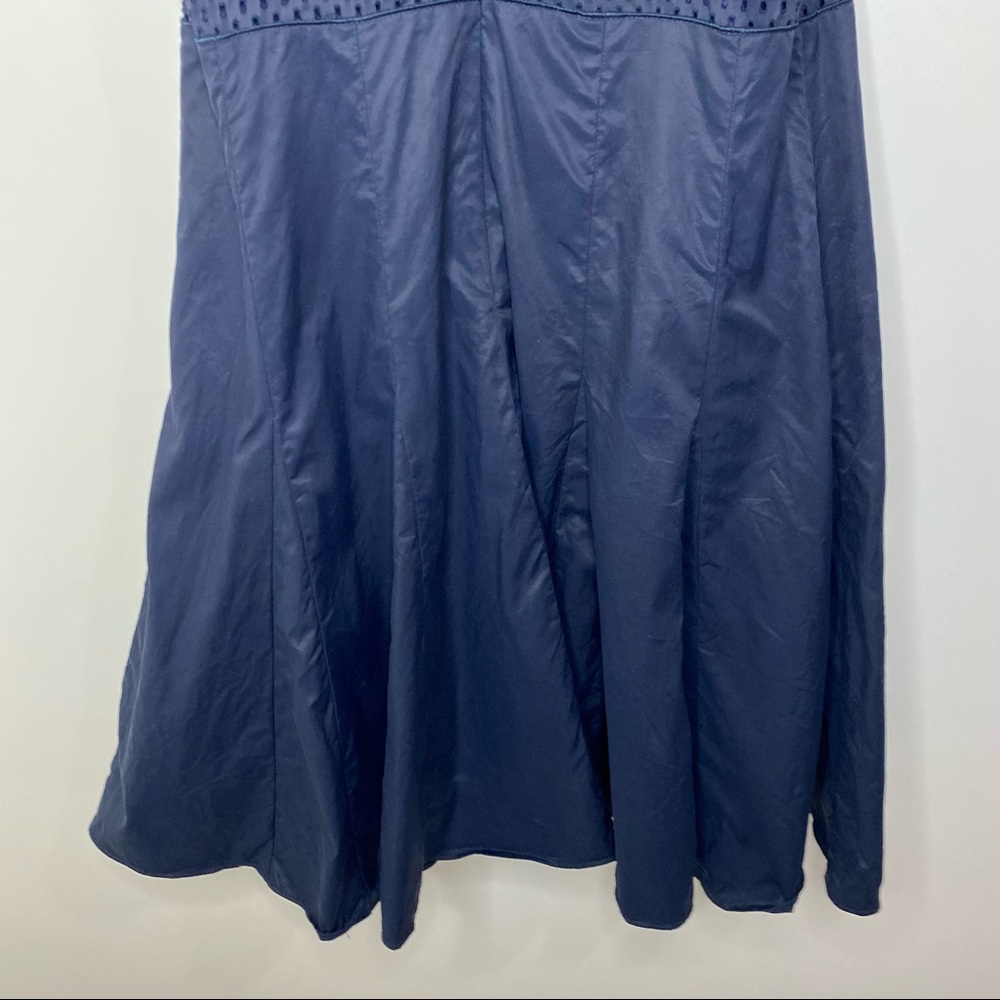 Rebecca Taylor Laser Cut Woven Sleeveless Fit & Flare Dress Women's Size 4 - Picture 4 of 10